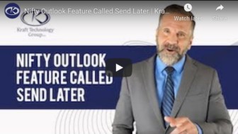[VIDEO] Five Points: Microsoft Outlook Send Later Feature